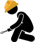 technician screwing